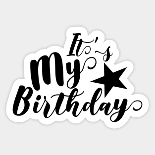 Its My Birthday Sticker